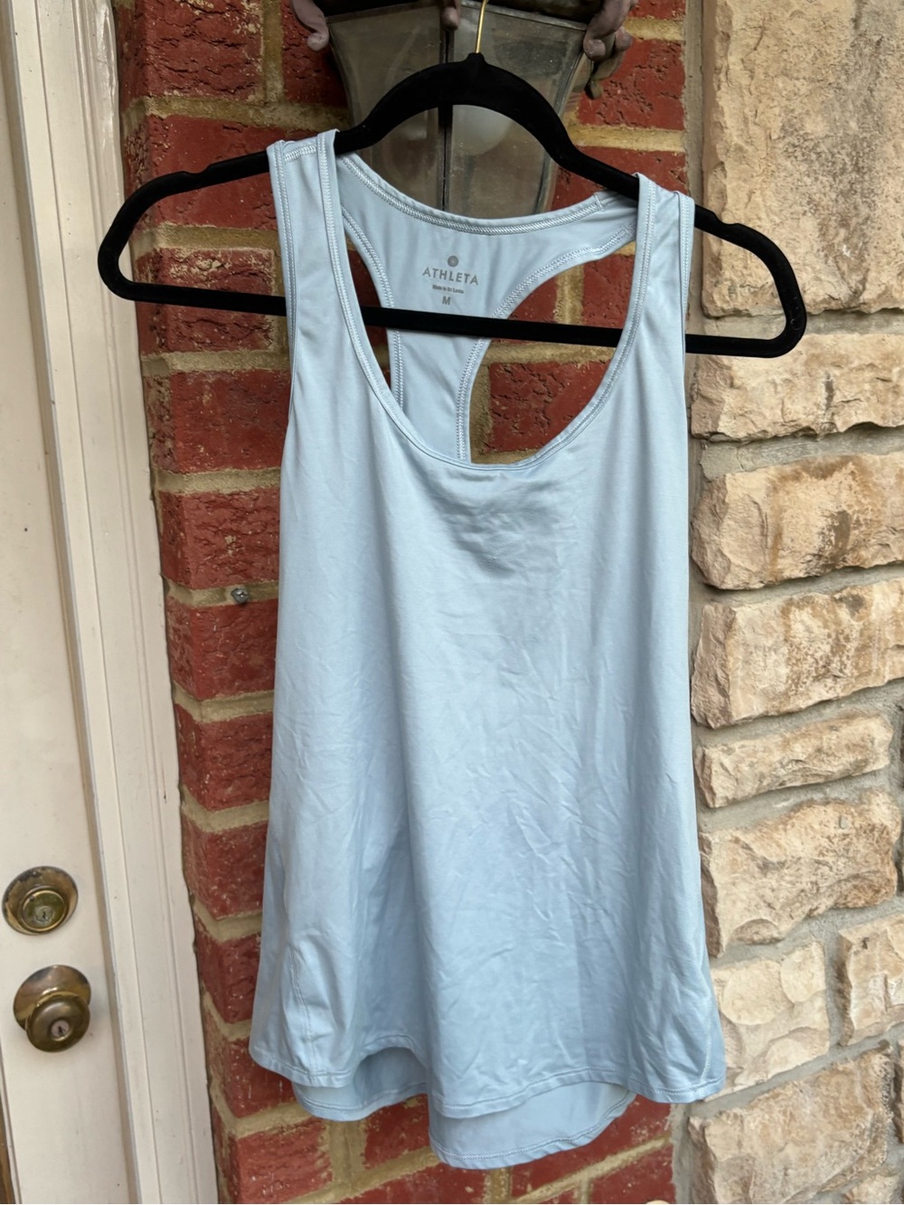 Athleta Pale Blue Racerback Tank